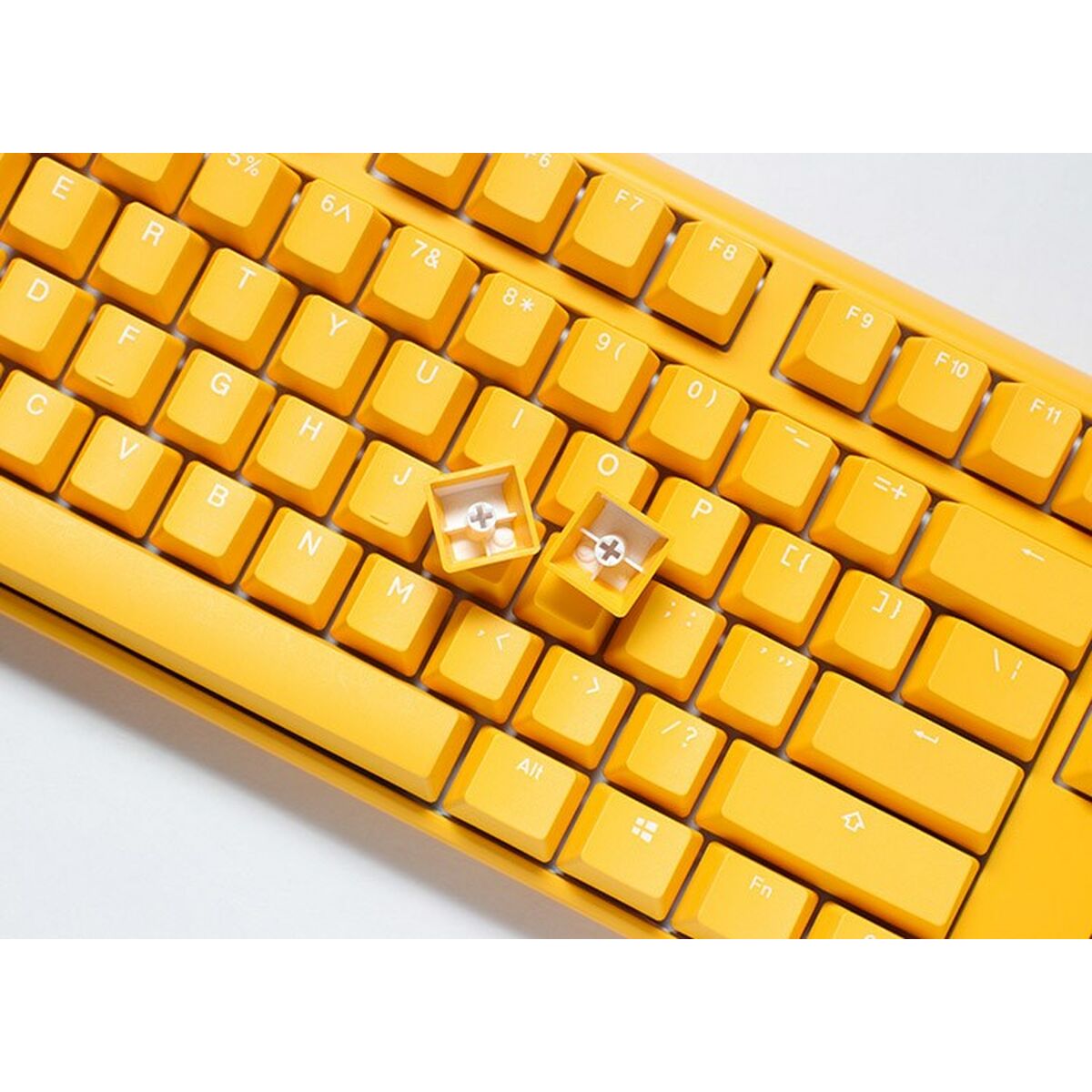 Trådlöst Tangentbord Ducky DKON2108ST-PUSPDYDYYYC1 Gul Svartvit QWERTY - 2