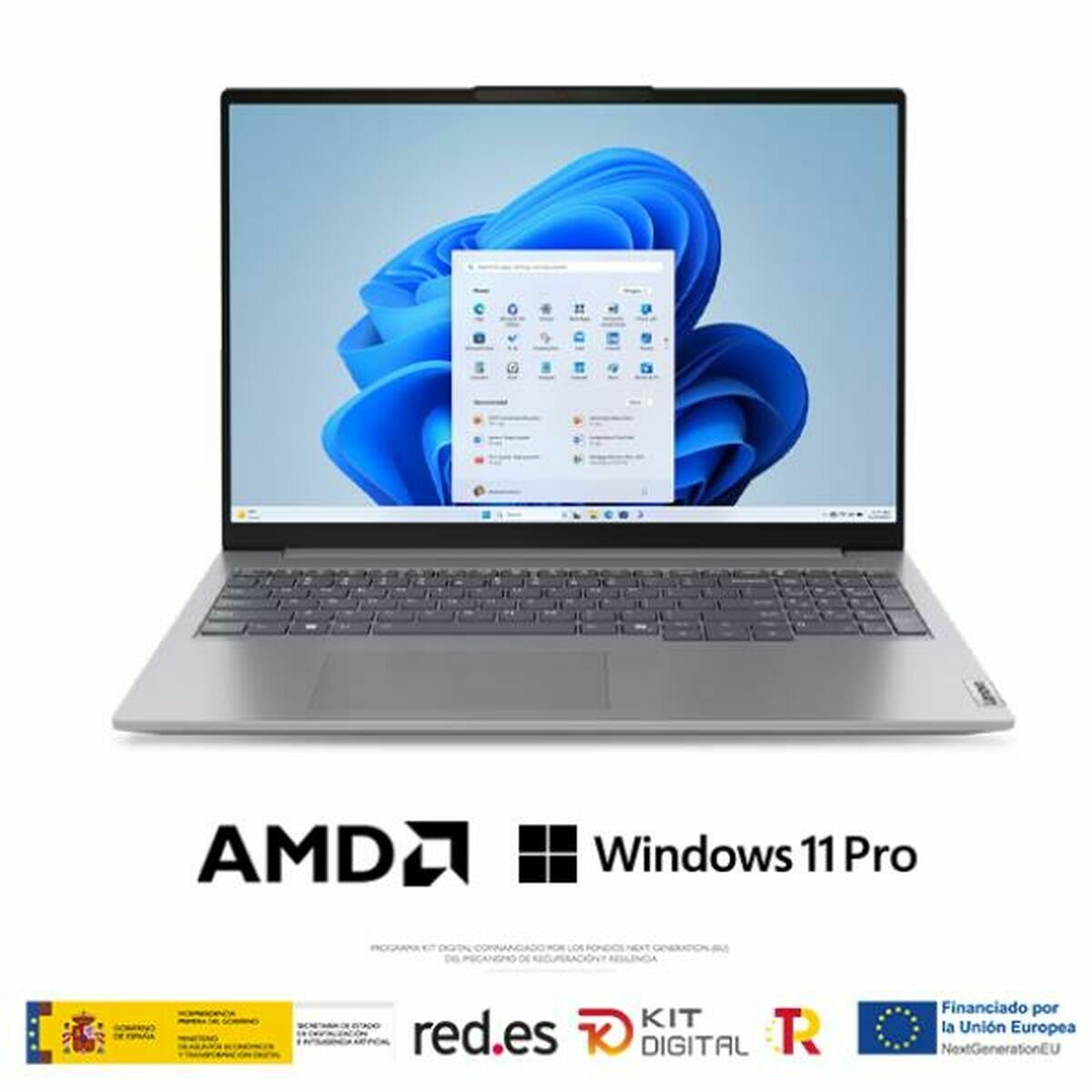 Bärbar dator Lenovo 21MW0042SP 16" 16 GB RAM 512 GB SSD Qwerty Spanska AMD Ryzen 5 7535HS