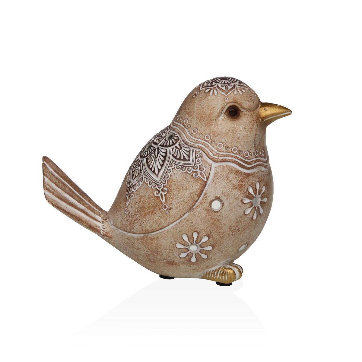 Prydnadsfigur Versa Fågel 8 x 12,5 x 16 cm