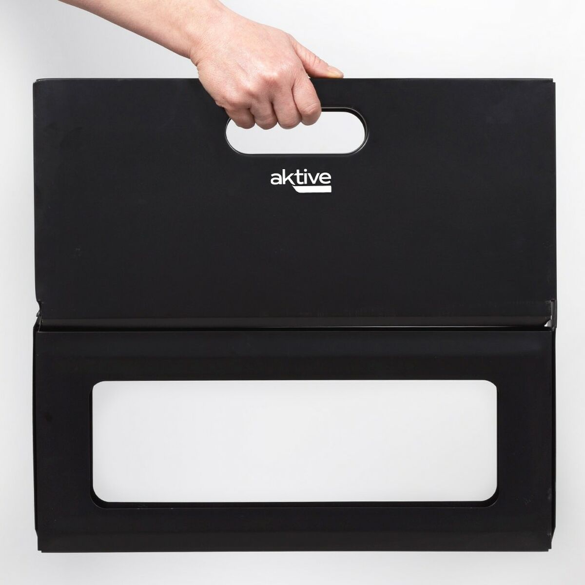 Bärbar Grill Aktive Svart Stål Järn 45 x 30 x 29 cm - 7