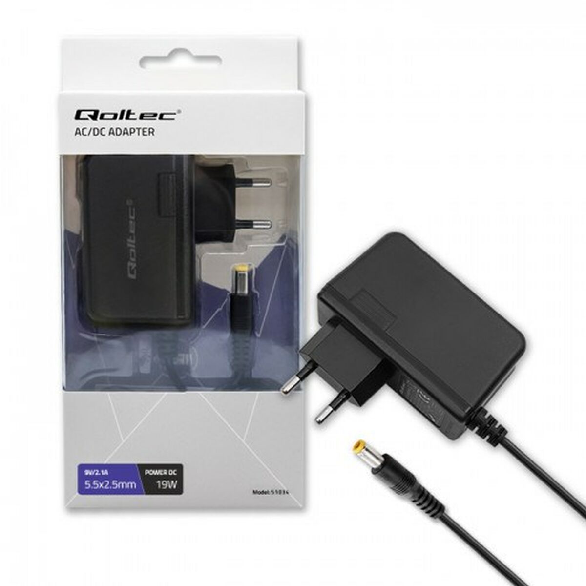 Effektomriktare Qoltec 51034 1 Delar