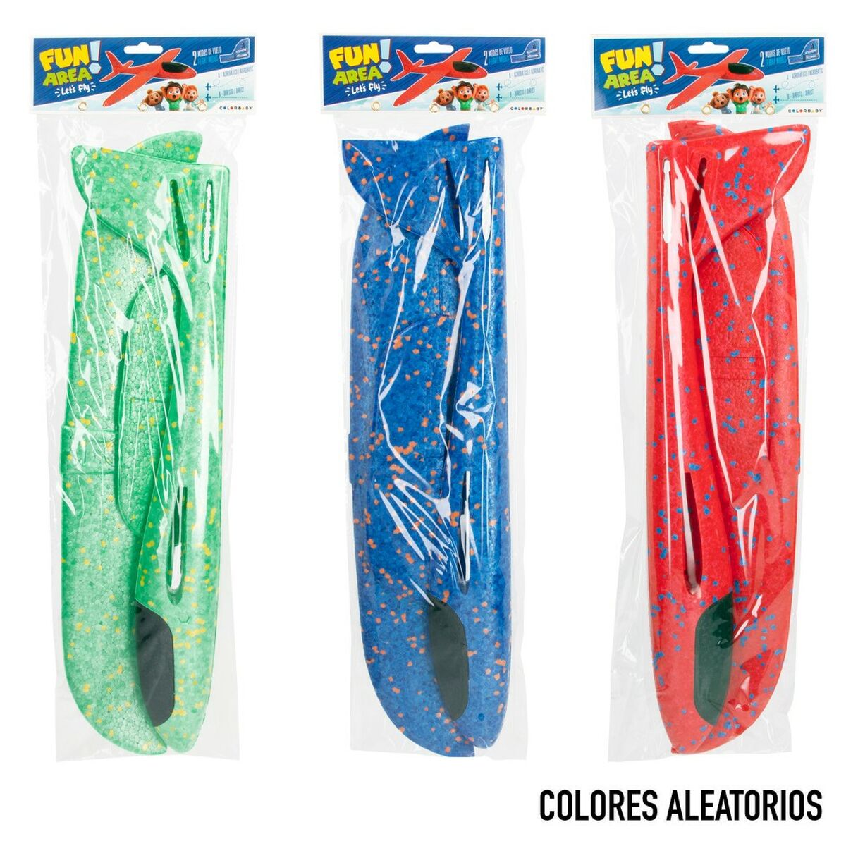 Flygplan Colorbaby Let's Fly 47 x 14 x 48 cm Foam (12 antal) - 5