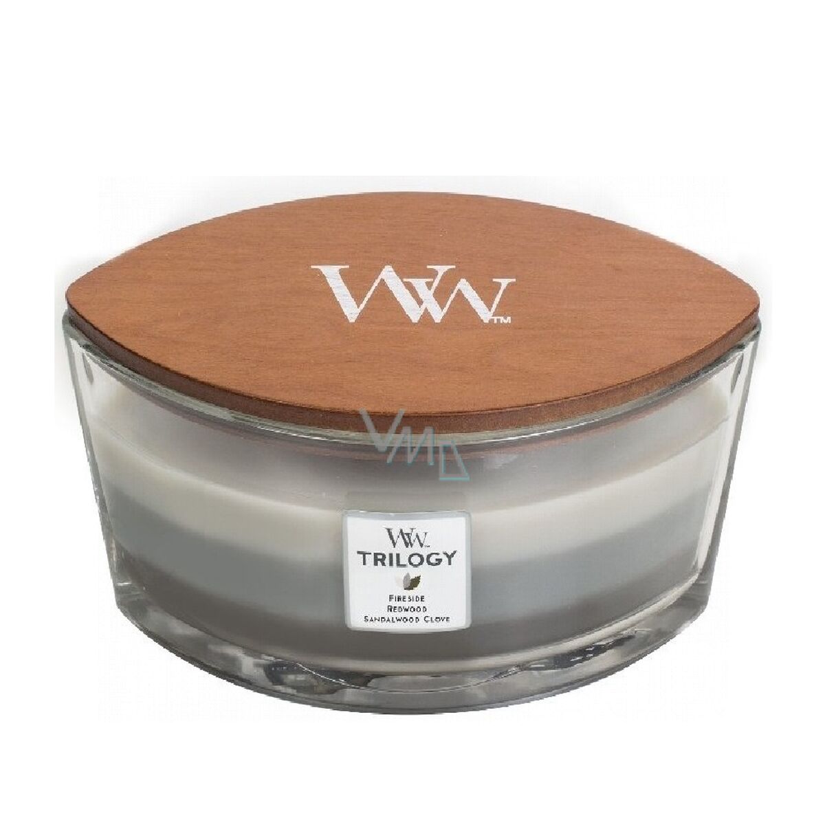 Doftljus Woodwick Trilogy Ellipse Warm Woods