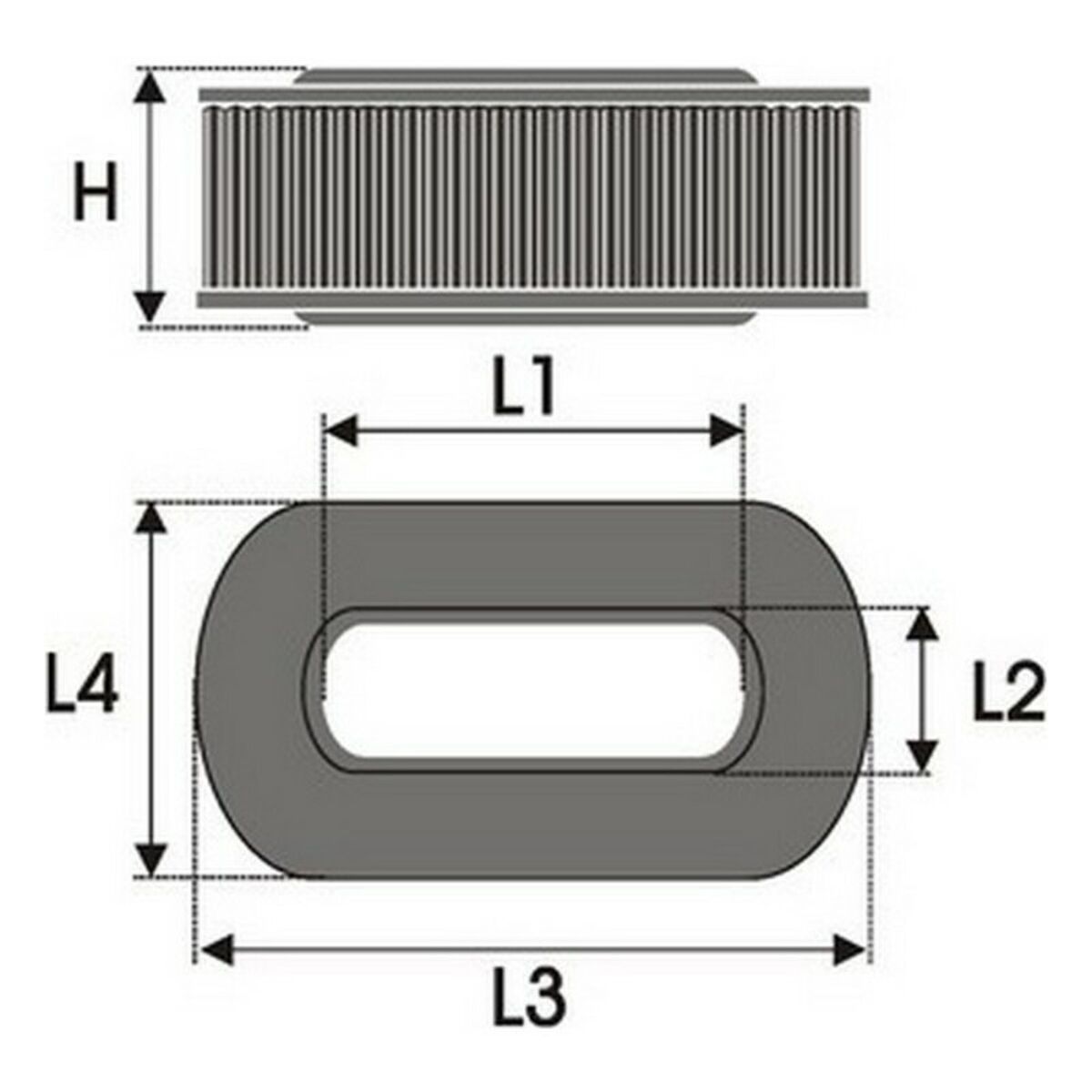 Luftfilter Green Filters R727426 - 4