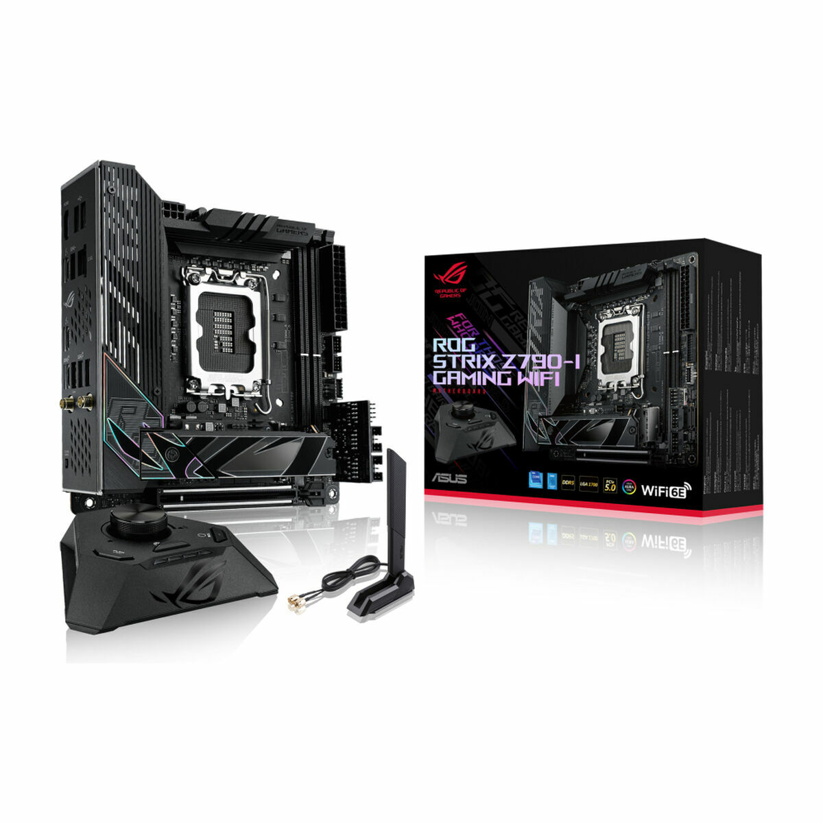 Moderkort Asus ROG STRIX Z790-I GAMING WIFI LGA 1700 INTEL Z790 - 4