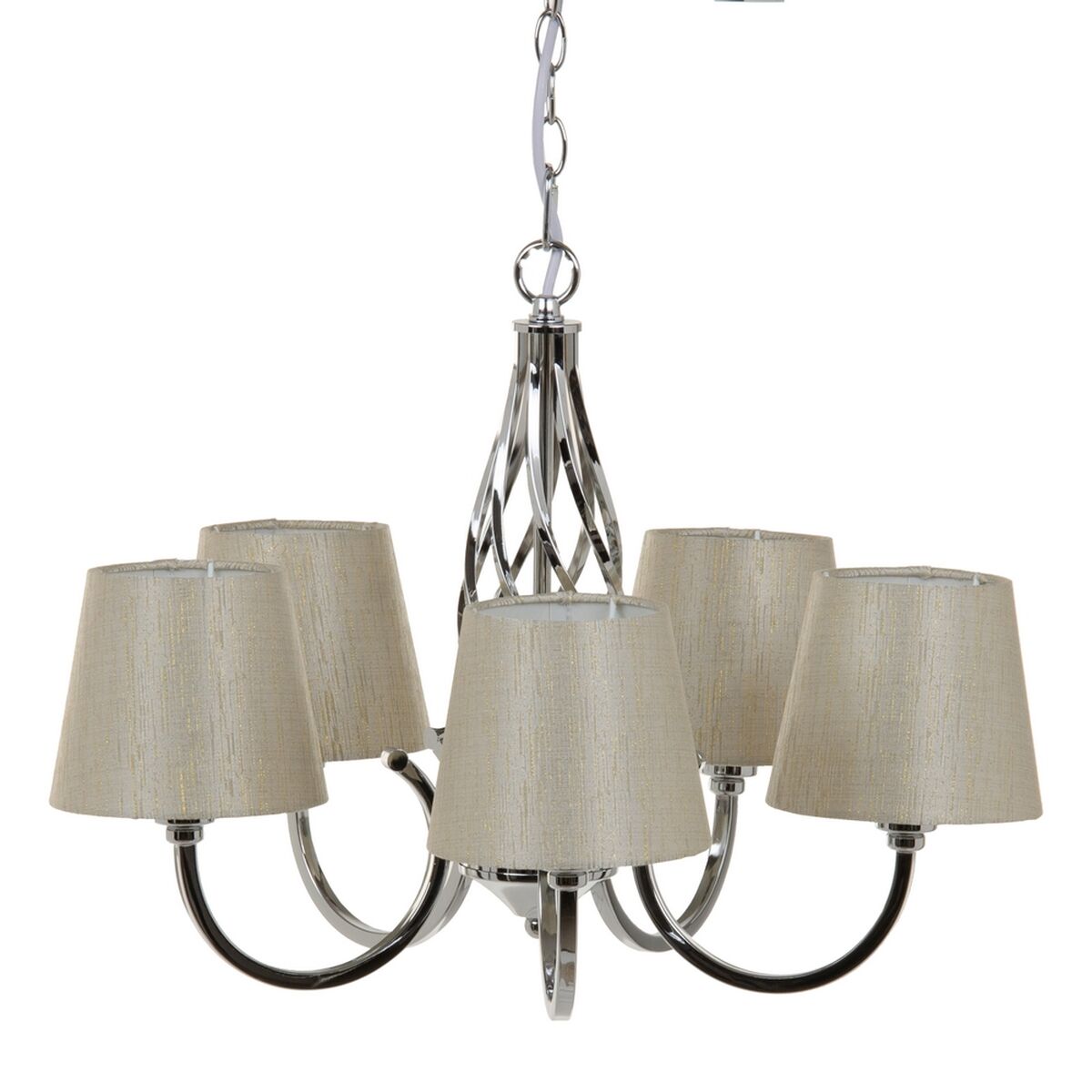 Taklampa Ø 14 cm 36 x 36 x 110 cm Metall Silver