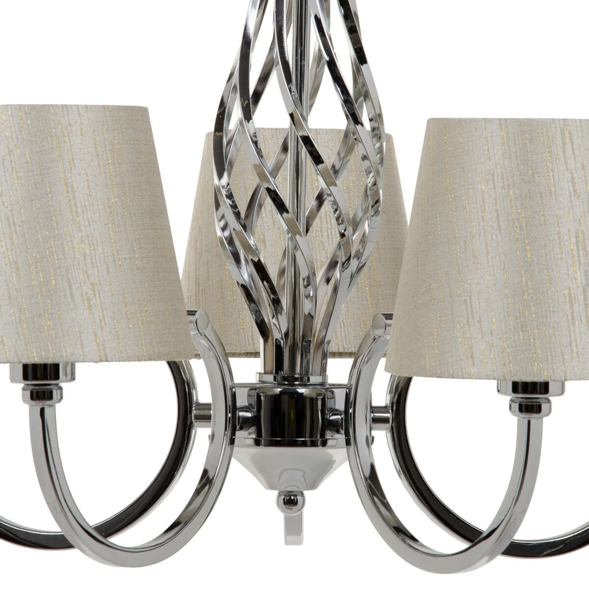 Taklampa Ø 14 cm 36 x 36 x 110 cm Metall Silver - 6