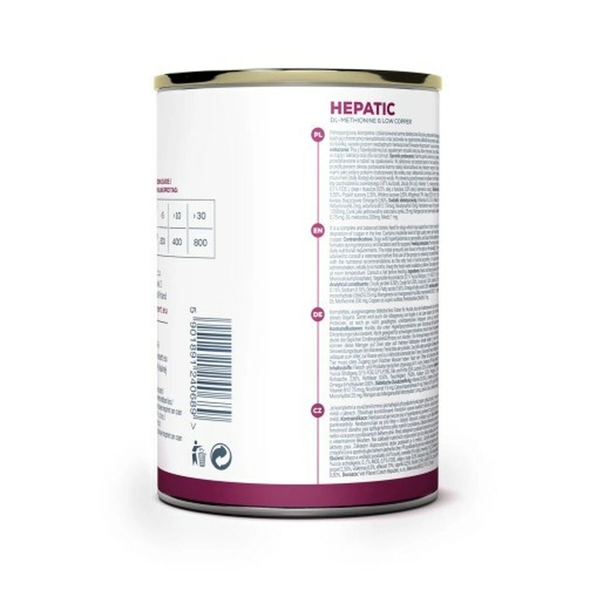 Våt mat VETEXPERT Hepatic Dog Kött 400 g - 3