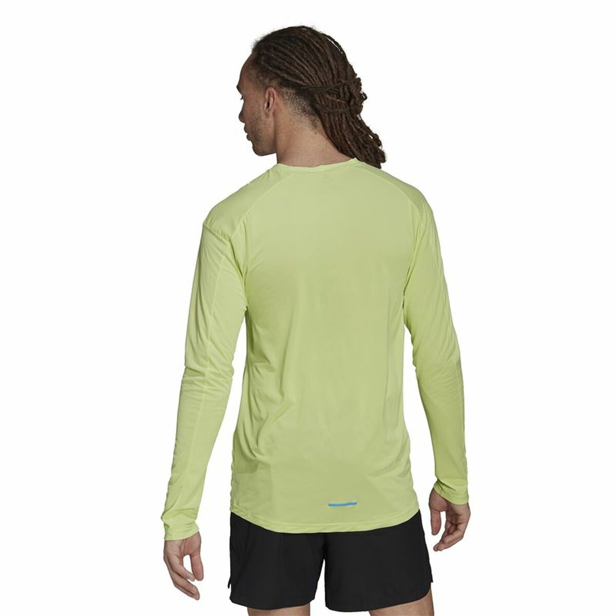 Skjorta med lång ärm Herr Adidas Terrex Primeblue Trail Limegrön - 14