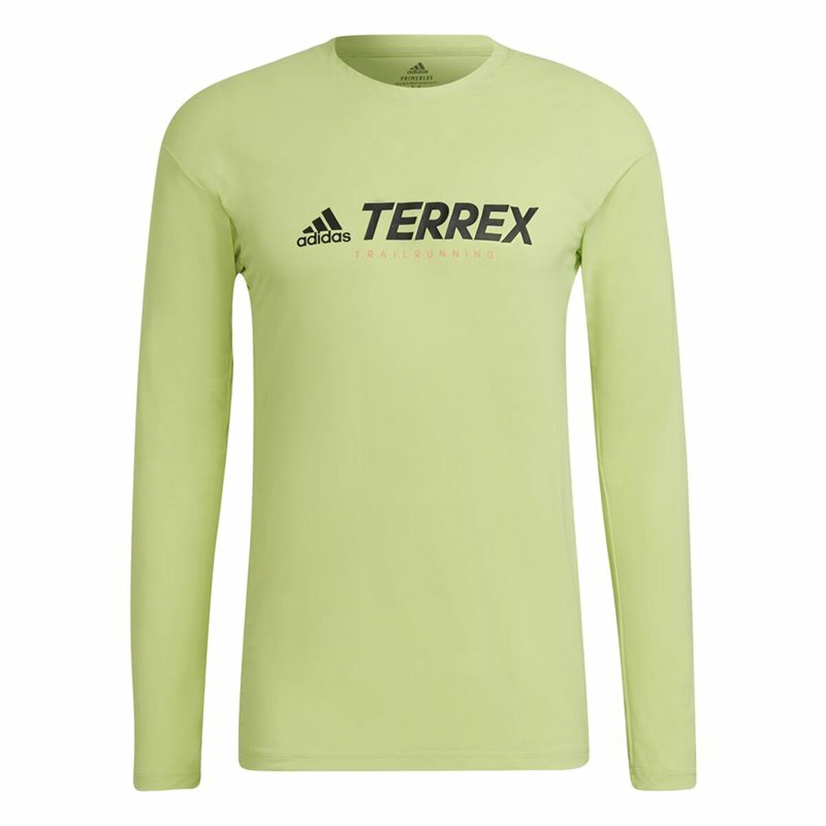 Skjorta med lång ärm Herr Adidas Terrex Primeblue Trail Limegrön - 2