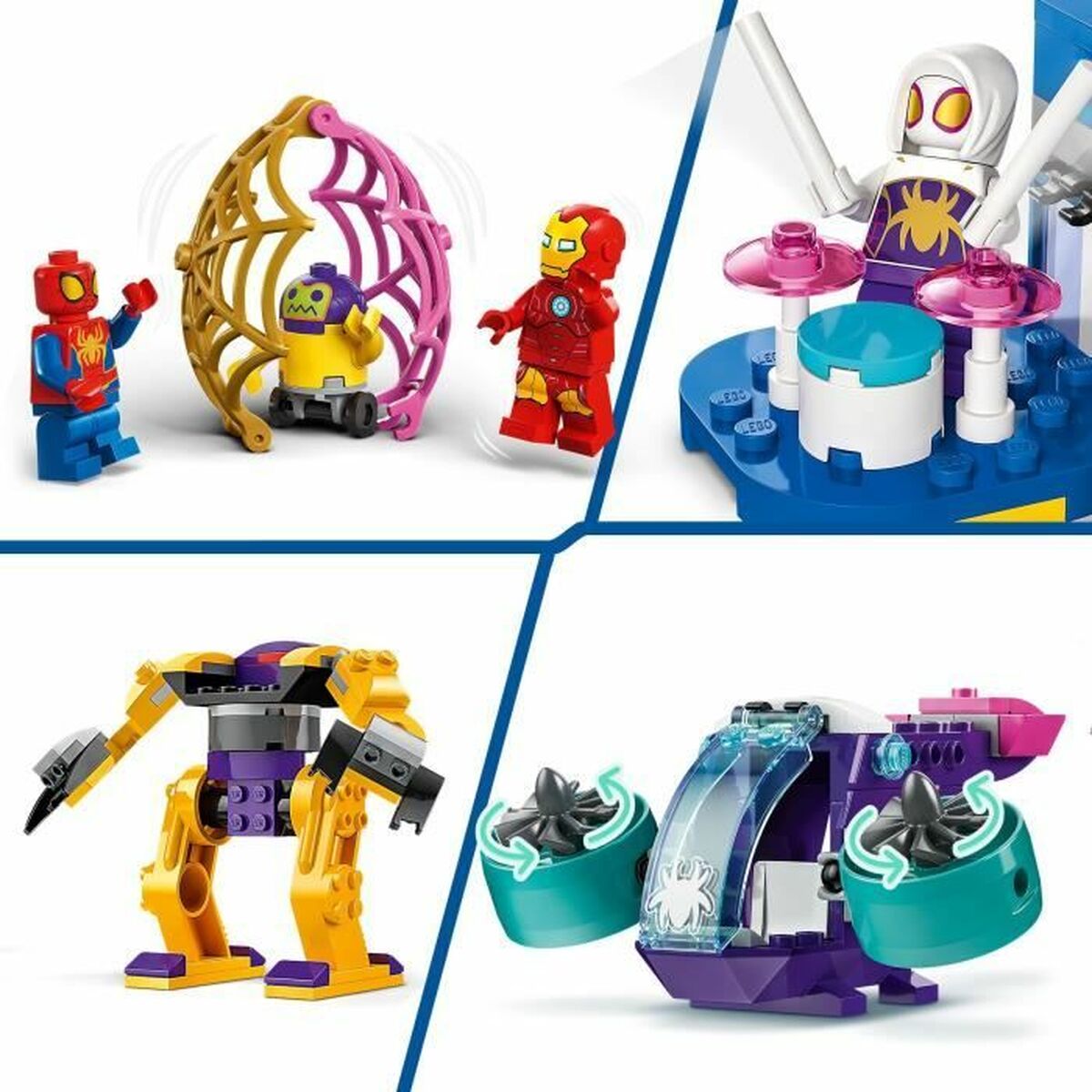 Byggsats Lego Marvel Spidey and His Amazing Friends 10794 Team S Multicolour - 5