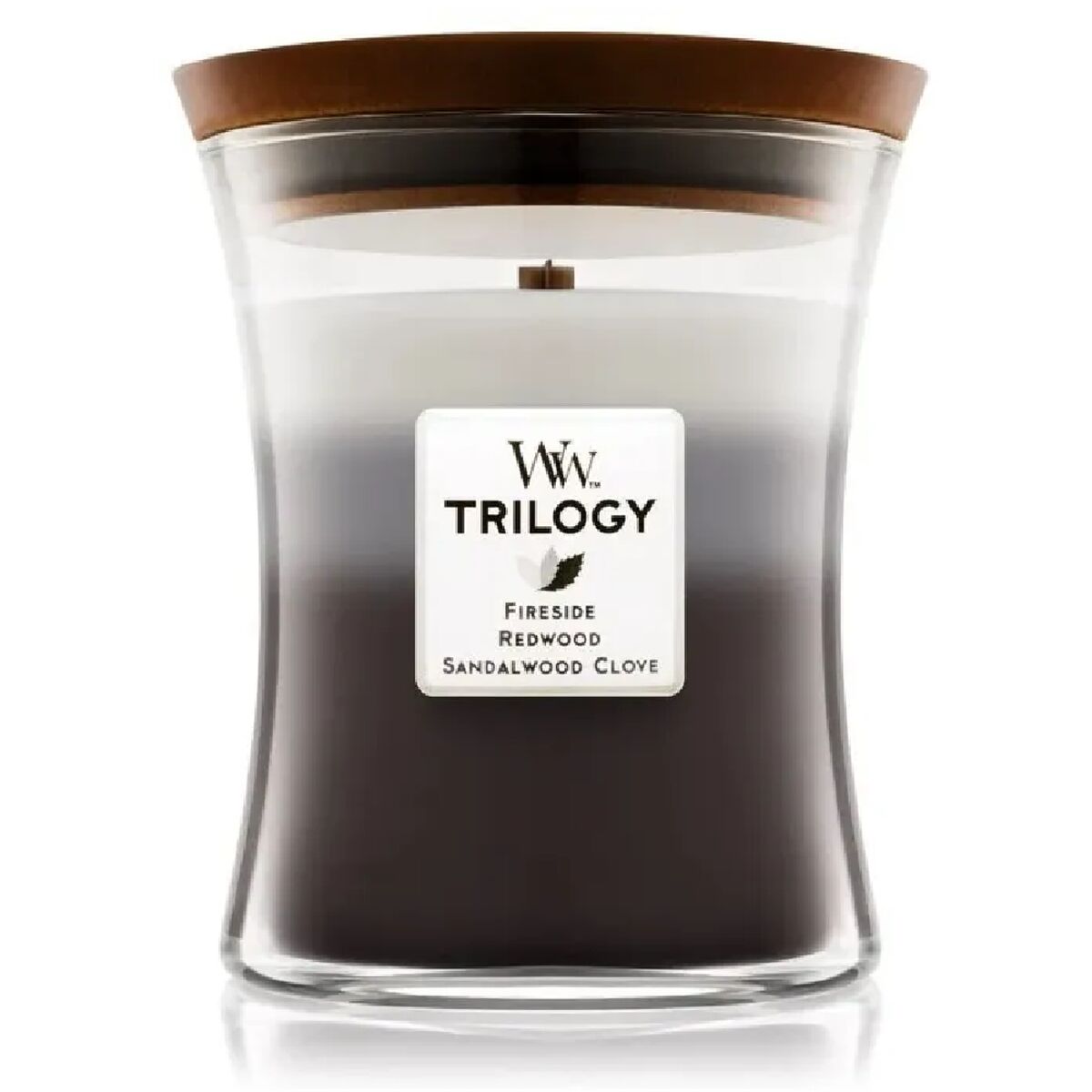 Doftljus Woodwick Trilogy Medium Hourglass Candles