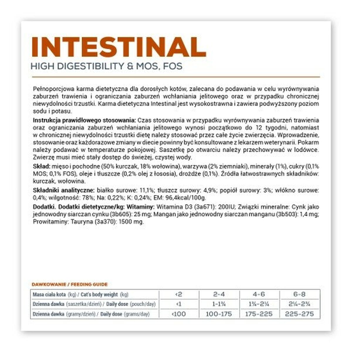 Våt mat VETEXPERT Intestinal Cat Kyckling 100 g - 3