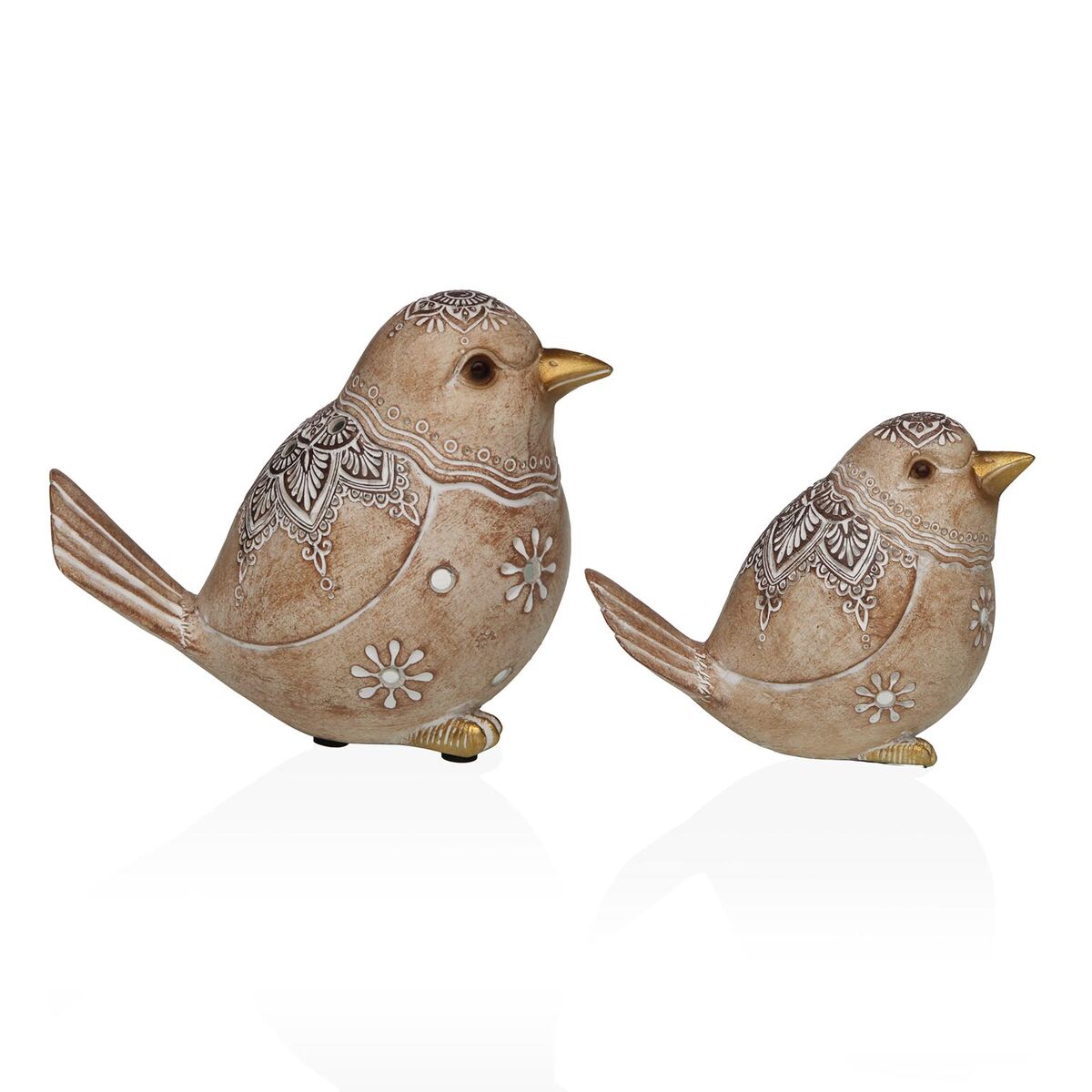 Prydnadsfigur Versa Fågel 6,5 X 9,5 X 12,5 CM - 2