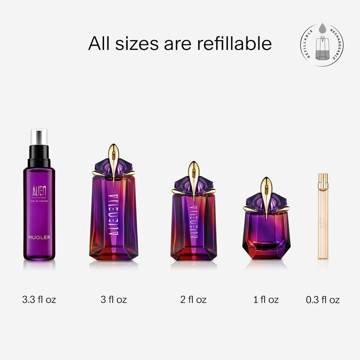 Parfym Damer Mugler Alien Hypersense EDP 60 ml - 4