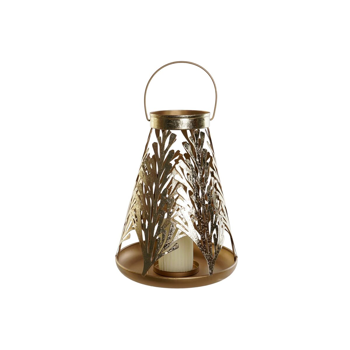 Lykta DKD Home Decor Gyllene Metall 25 x 25 x 42 cm - 4