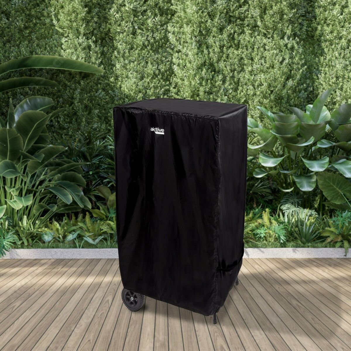 Skyddskåpa för grill Aktive Svart 6 antal 74,5 x 109 x 64,5 cm - 18