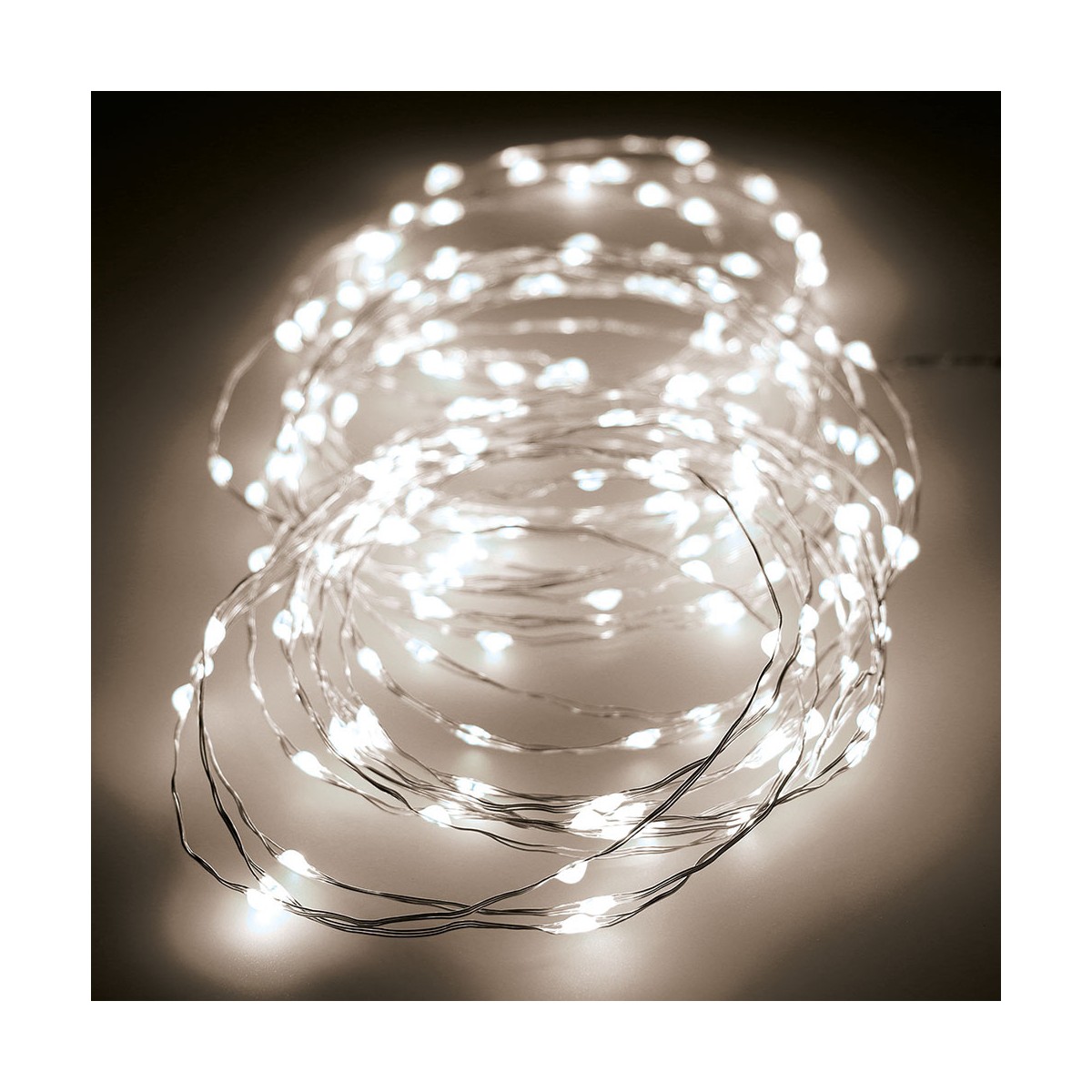 LED-krans Lumineo Vit - 2