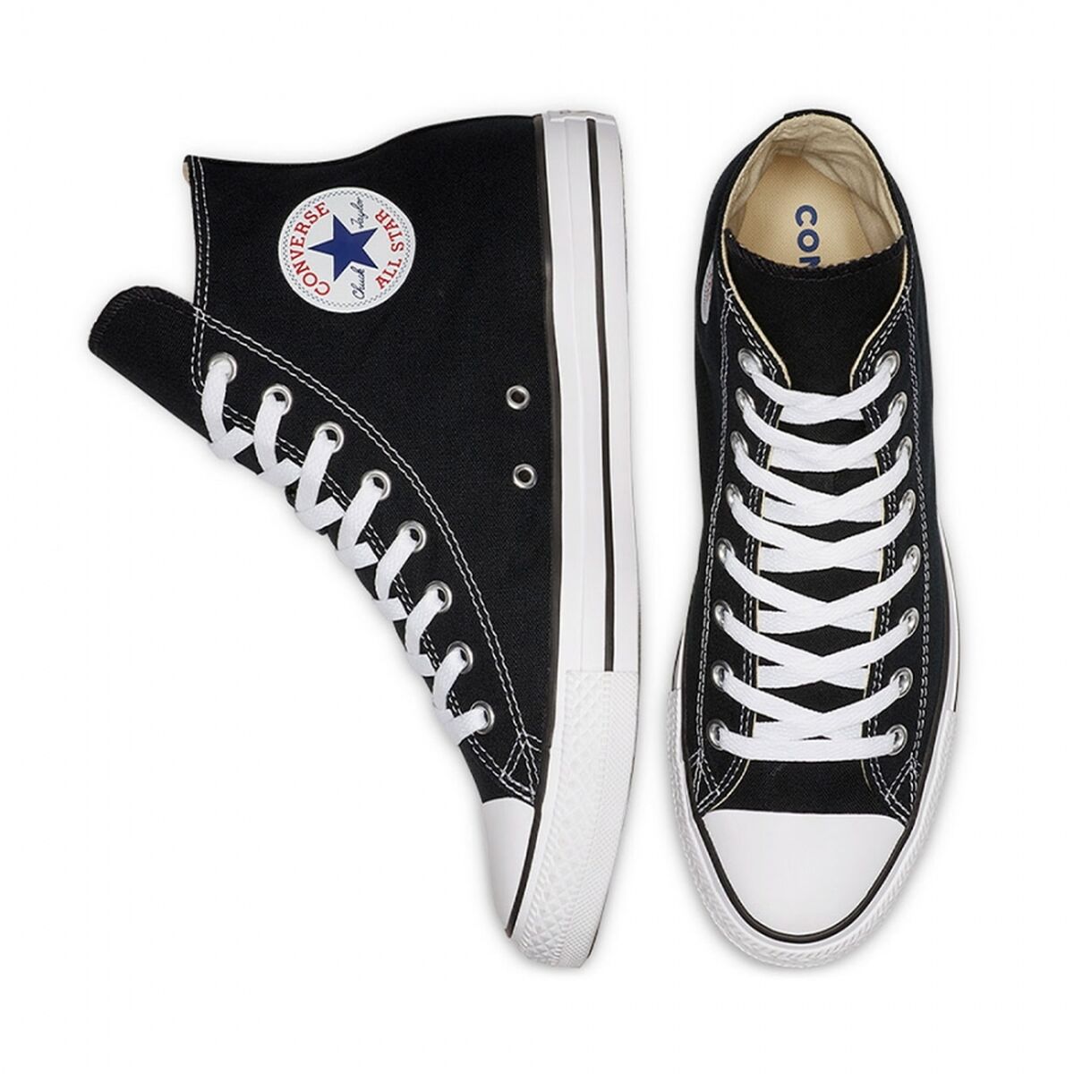 Sportskor Casual Unisex Converse Chuck Taylor All Star High Svart - 2