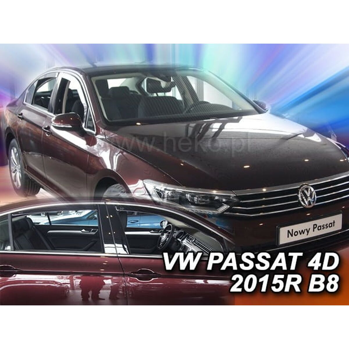 Vindavvisare HEKO HO31002 VOLKSWAGEN PASSAT (B8) SEDAN 4 Delar - 2