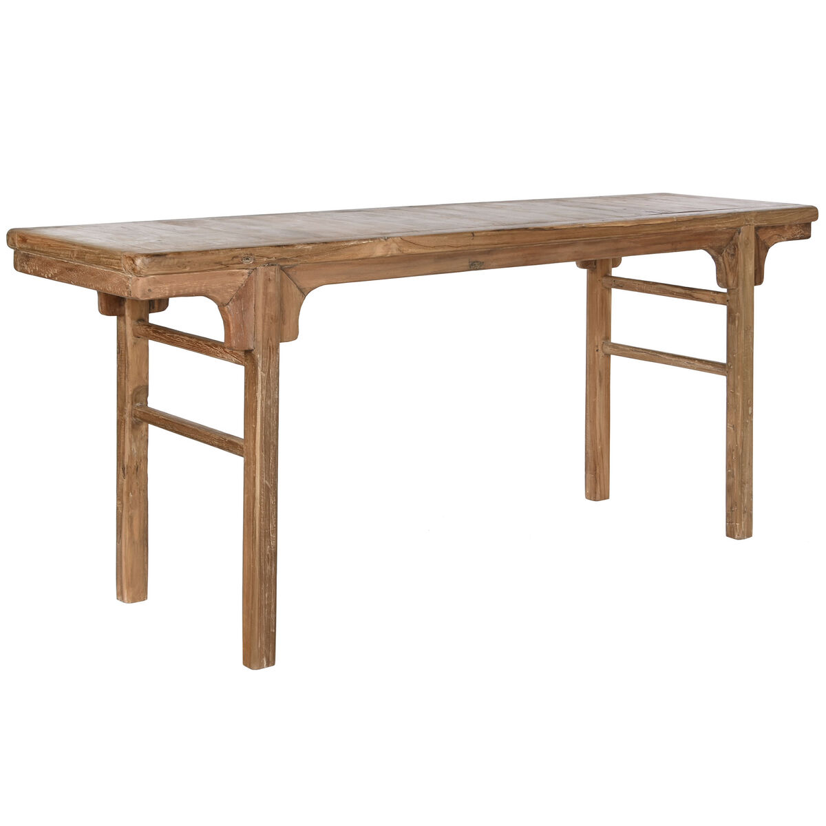 Sidobord Home ESPRIT Mörkbrun teakträ 195 x 50 x 82 cm