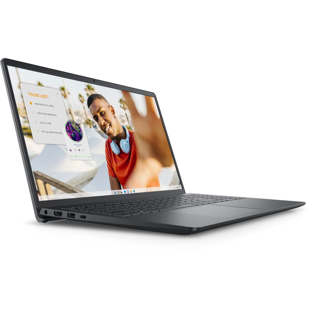 Bärbar dator Dell TY3DJ 15,6" AMD Ryzen 7 7730U  16 GB RAM 512 GB SSD Qwerty Spanska - 2