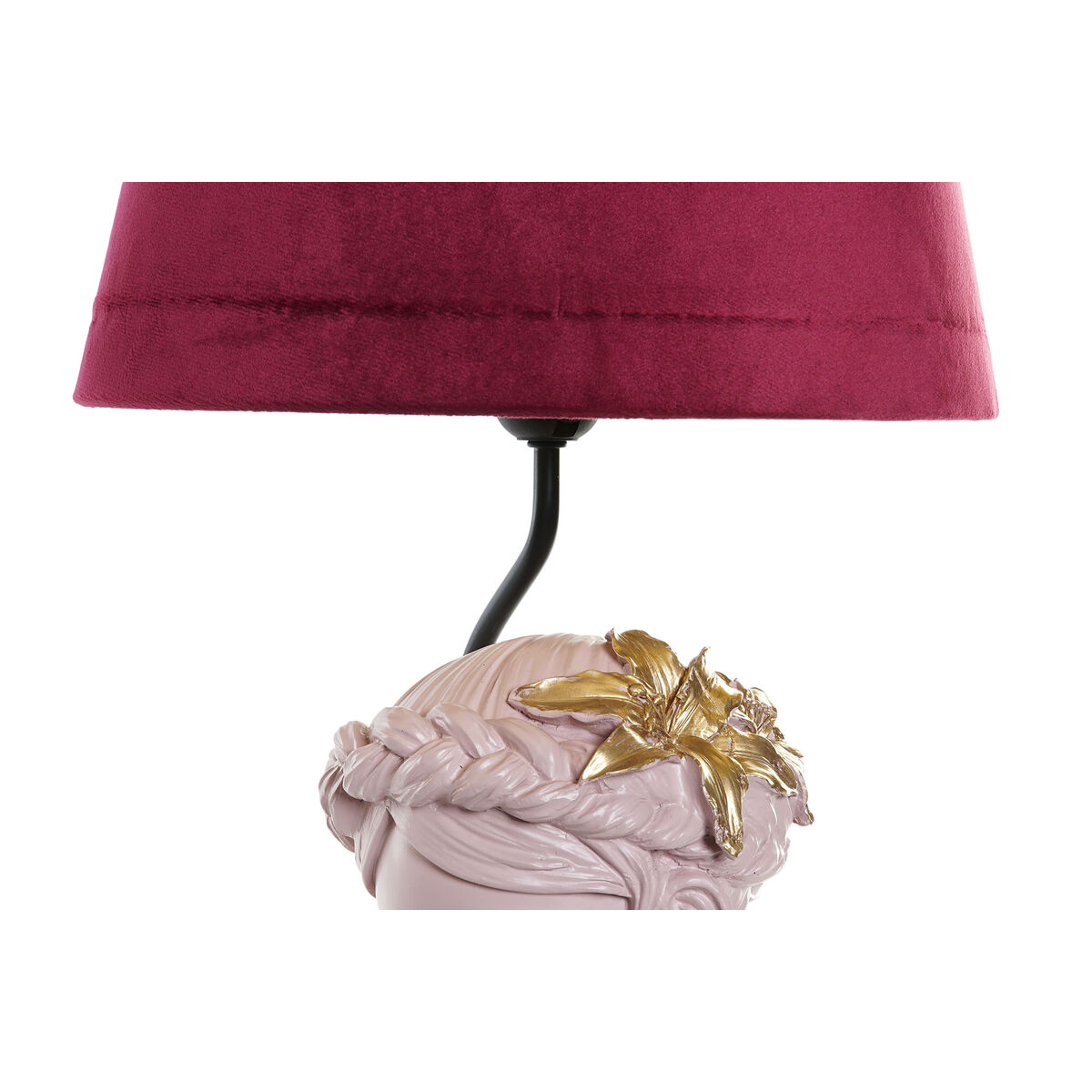 Bordslampa DKD Home Decor Röd Harts Ljusrosa 220 V 50 W 30 x 30 x 49 cm (2 antal) - 14