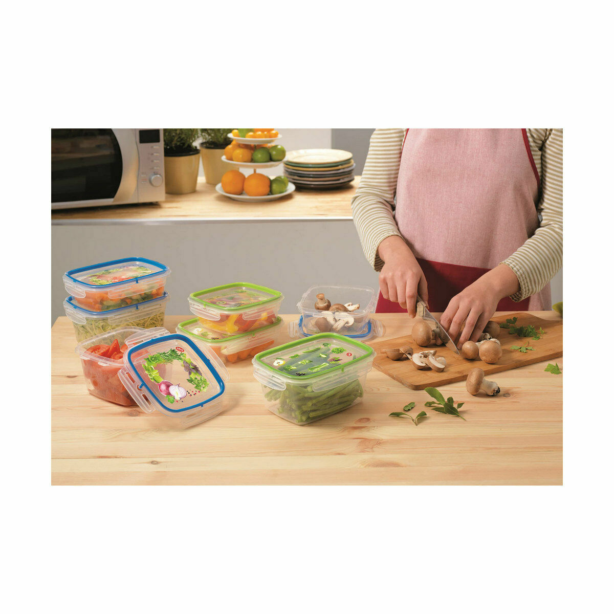 Lunchlåda Snips Hermetisk stängning 600 ml Rektangulär (12 antal) - 6