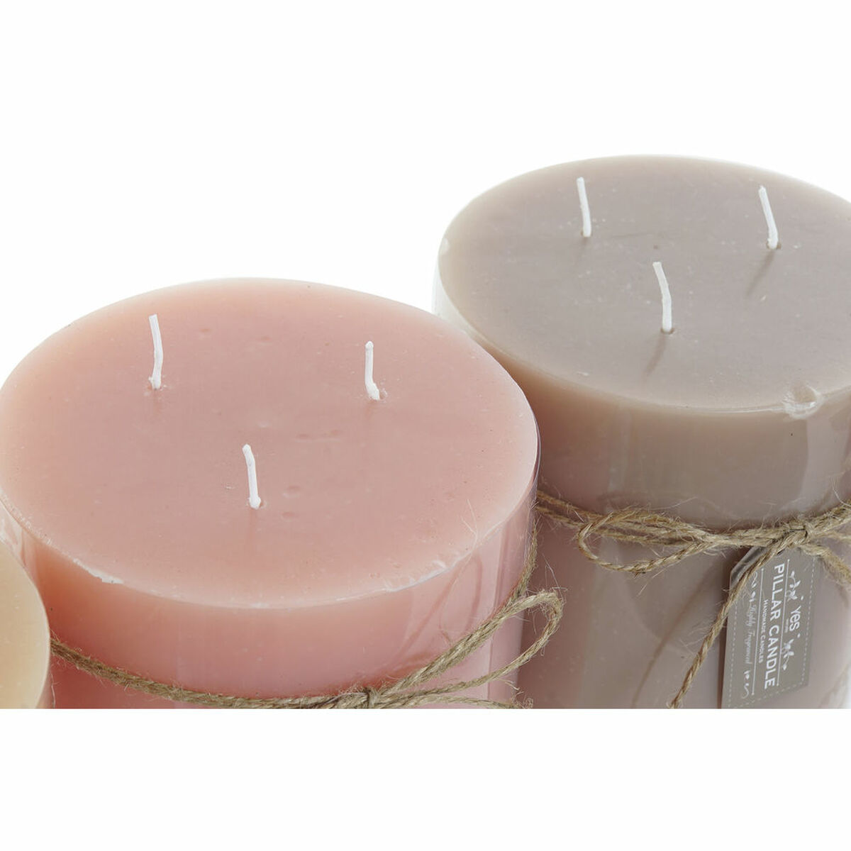 Ljus DKD Home Decor (3 pcs) (12 x 12 x 12 cm) - 2
