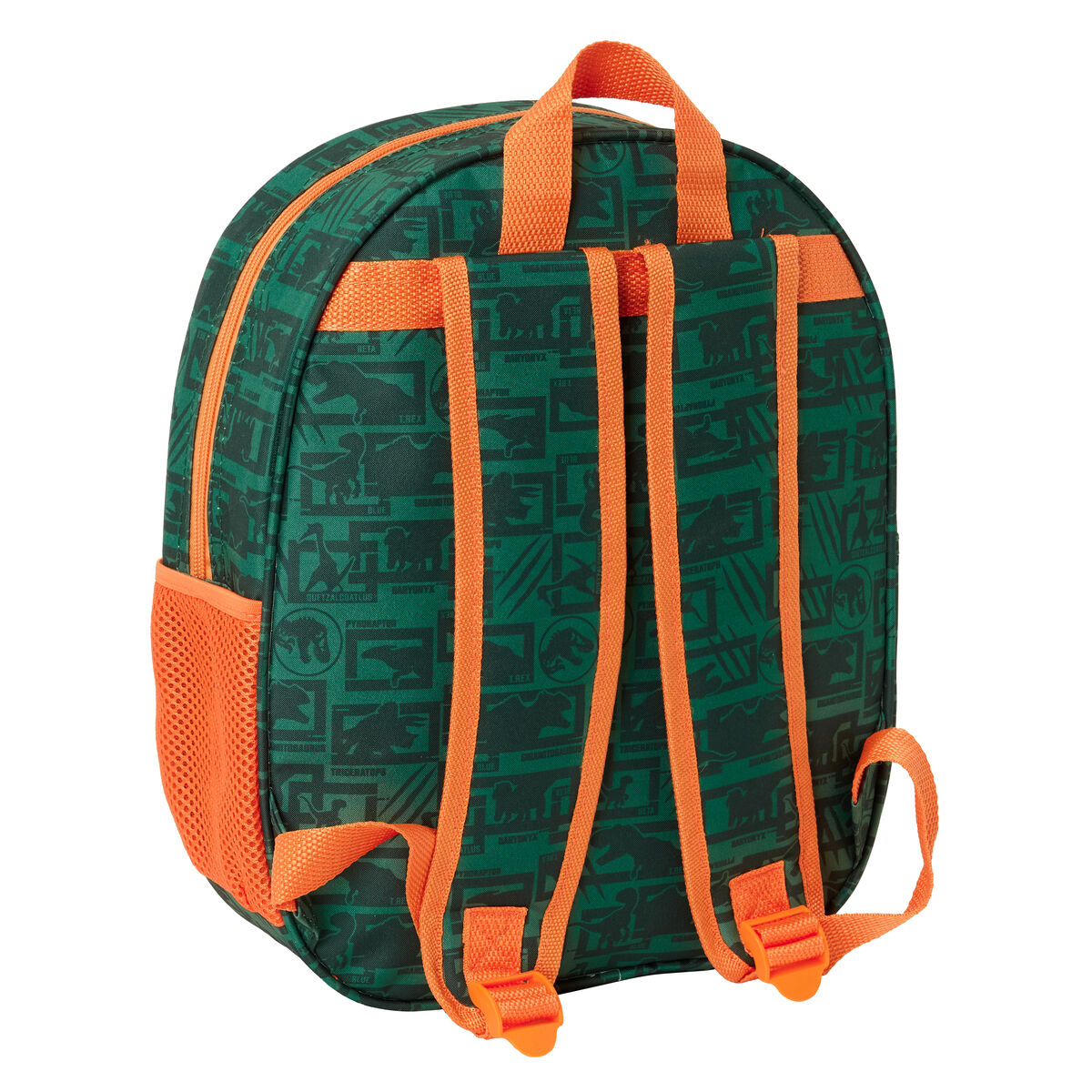Barnryggsäck Jurassic World Mörkgrön 27 x 33 x 10 cm 3D - 2