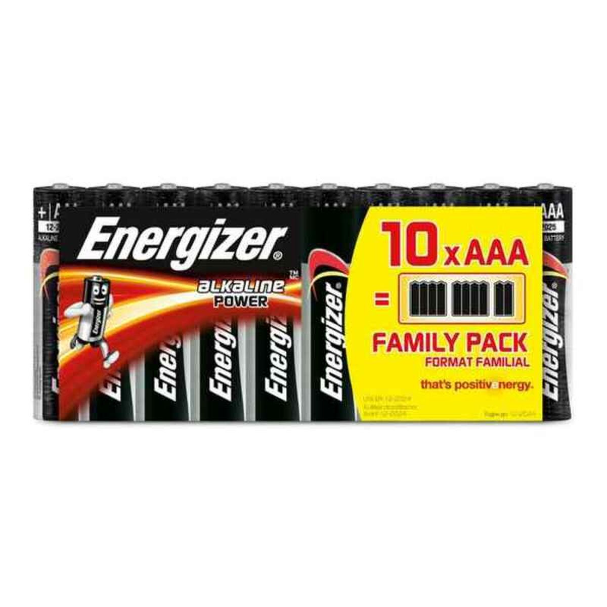 Alkaliska Batterier Energizer 630066 AAA LR03 (10 uds) - 3