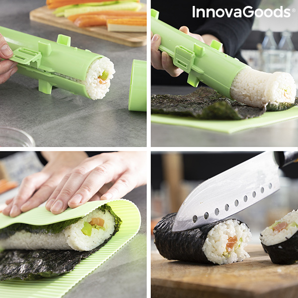 Sushiset med recept Suzooka InnovaGoods 3 Delar - 7
