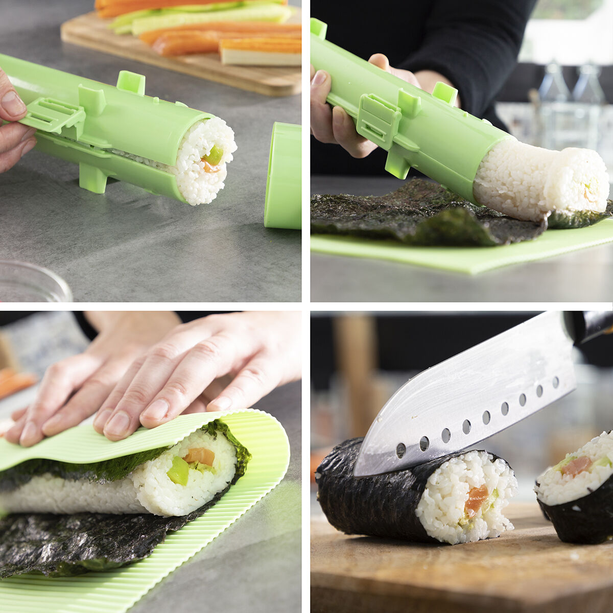 Sushiset med recept Suzooka InnovaGoods 3 Delar - 33