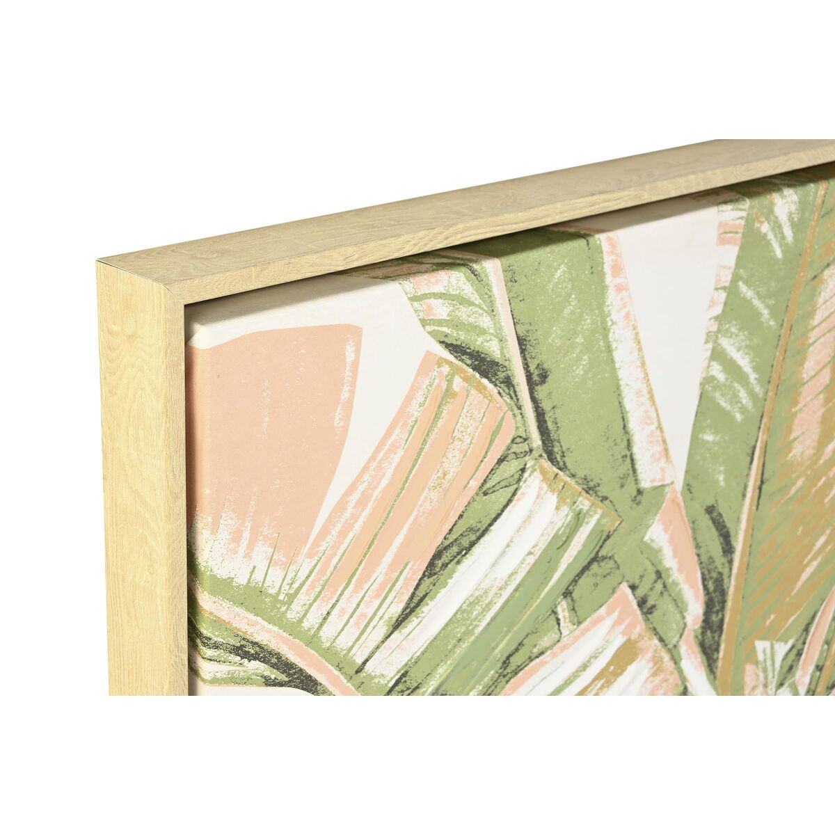 Tavla DKD Home Decor 84 x 4,5 x 123 cm Palmer Tropiskt (2 antal) - 9