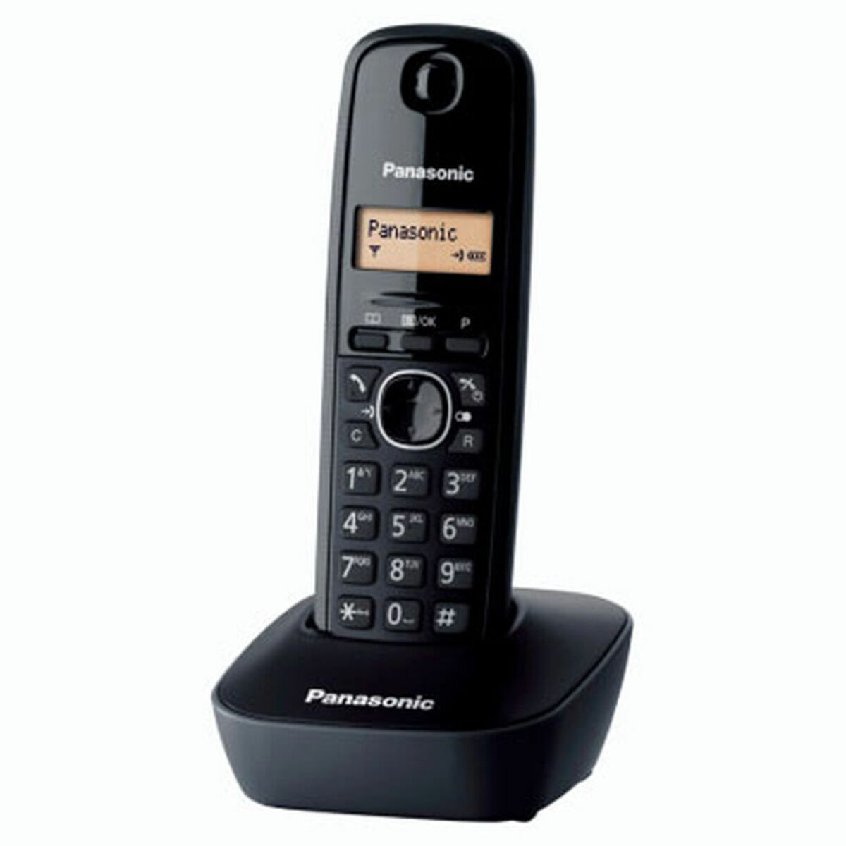 Markkabeltelefon Panasonic Svart Ambra - 2