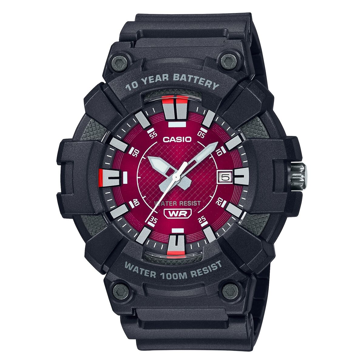 Herrklocka Casio COLLECTION Purpur Svart (Ø 49 mm) - 3