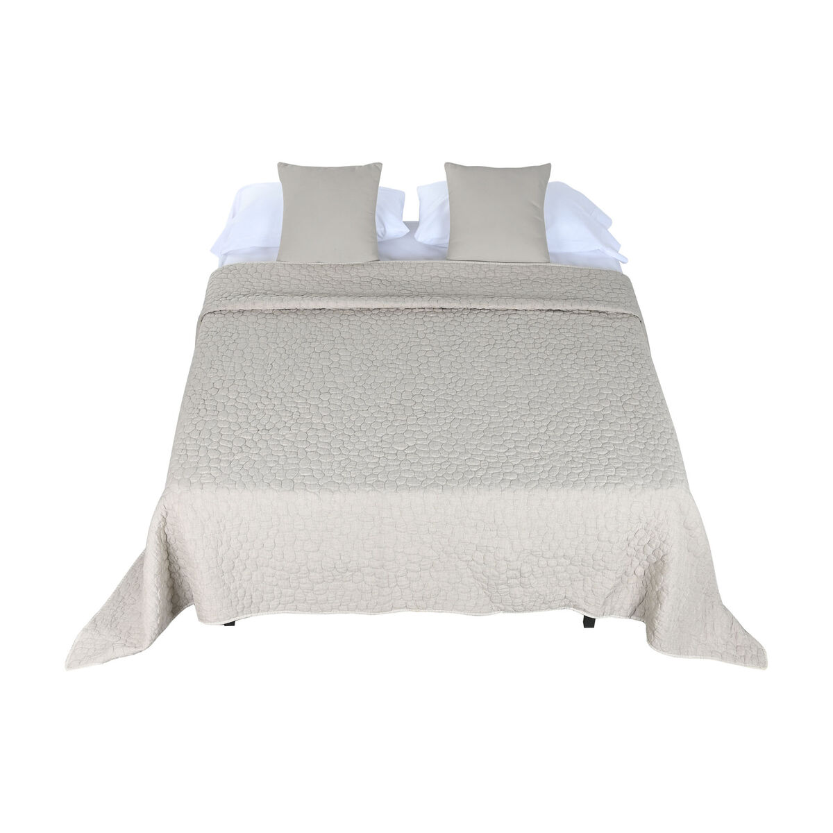 Sängöverdrag Home ESPRIT Beige 240 x 260 cm - 5
