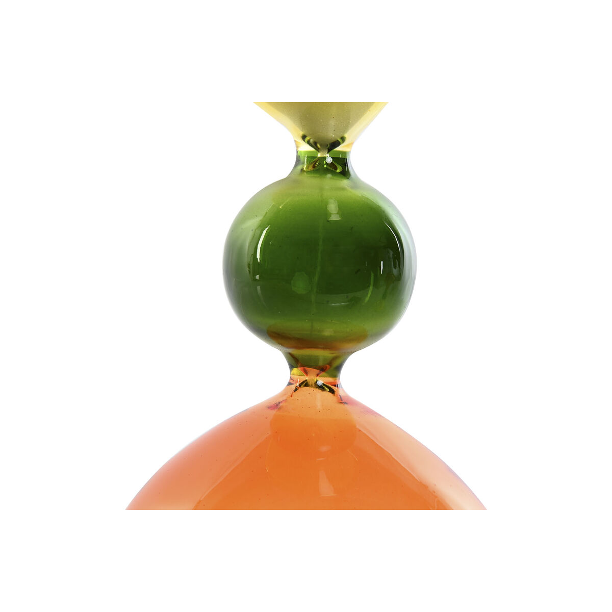 Prydnadsfigur Home ESPRIT Grön Orange 10,3 X 10,3 X 19,5 cm Timglas (2 antal) - 3
