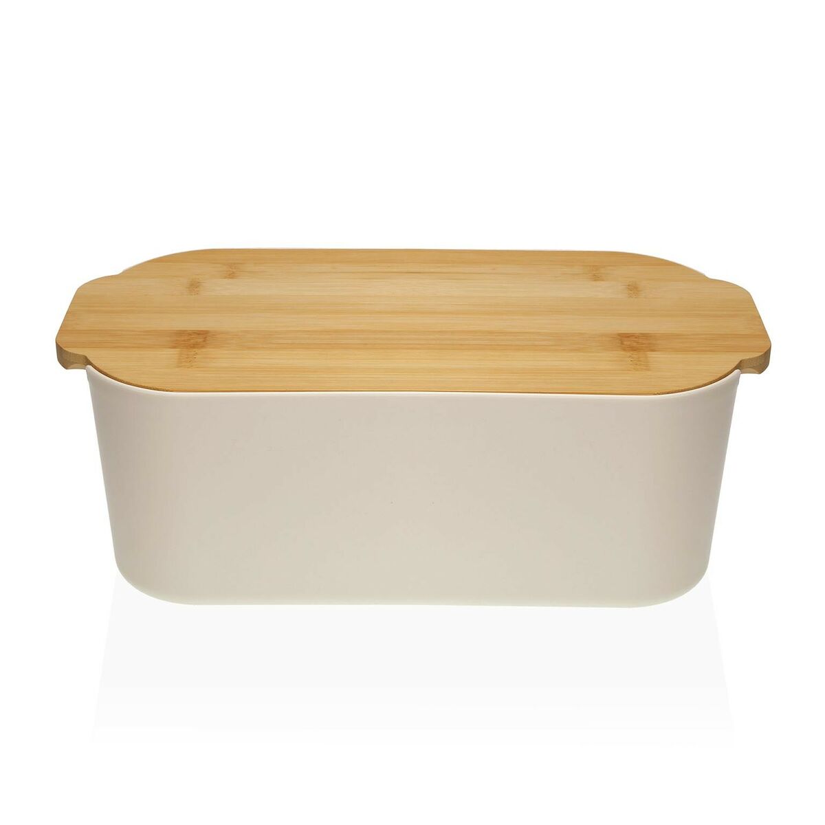 Brödkorg Versa Vit Bambu polypropen 18,5 x 12 x 33 cm - 2