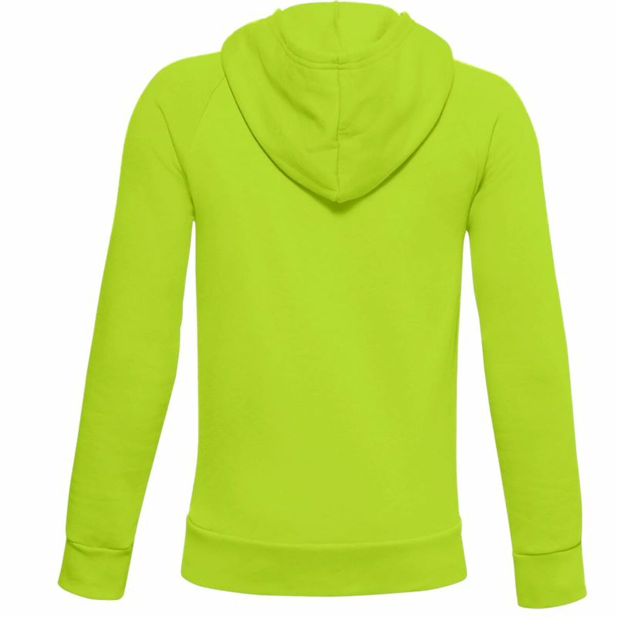 Tröja med huva Unisex Under Armour Rival Big Logo 1 Limegrön - 2