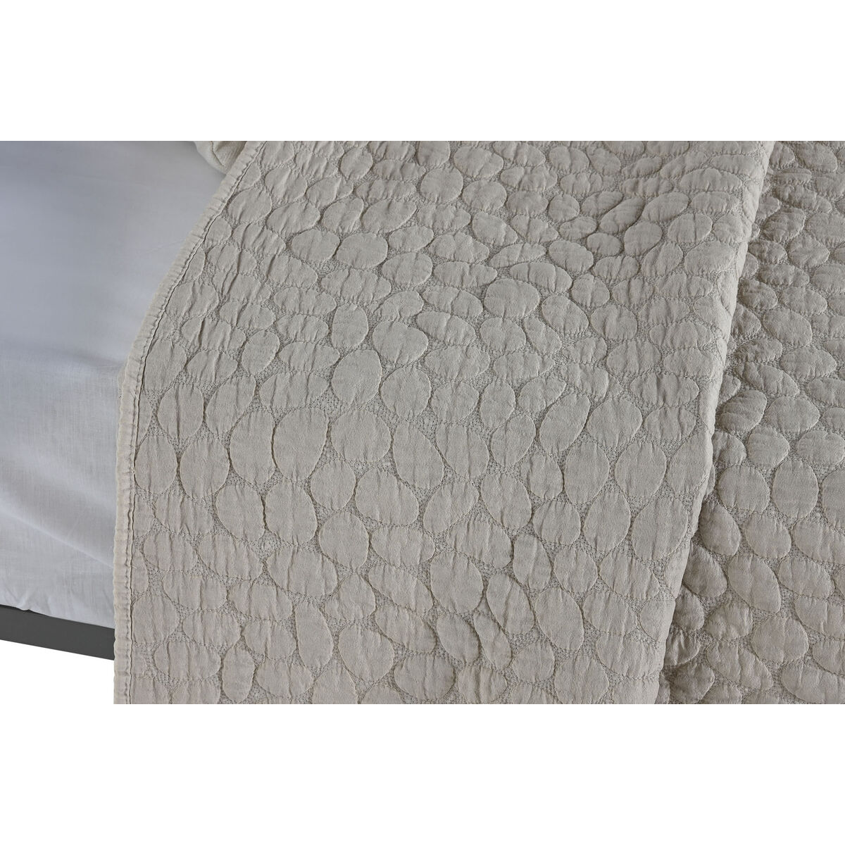 Sängöverdrag Home ESPRIT Beige 180 x 260 cm - 2