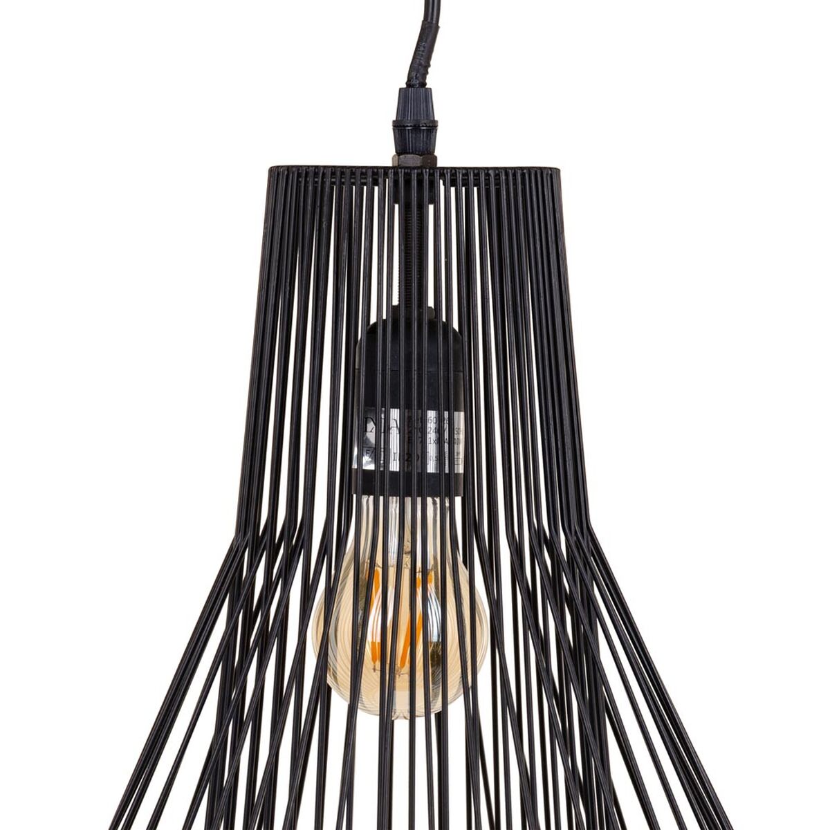 Taklampa 28 x 28 x 36 cm Metall Vit Ø 28 cm - 7