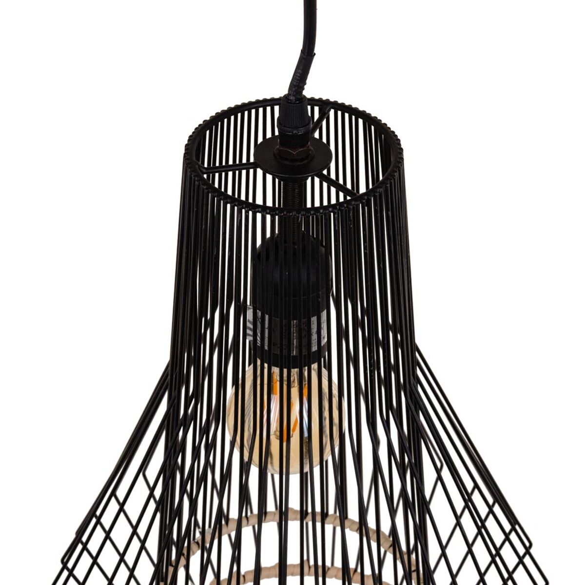 Taklampa 28 x 28 x 36 cm Metall Vit Ø 28 cm - 3