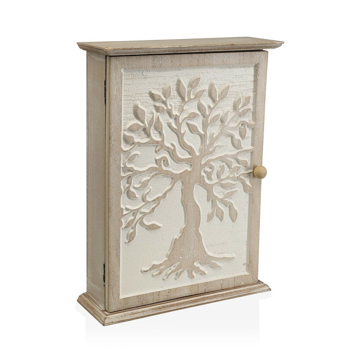Nyckelskåp Versa Träd Trä MDF 1,5 x 32 x 26,8 cm
