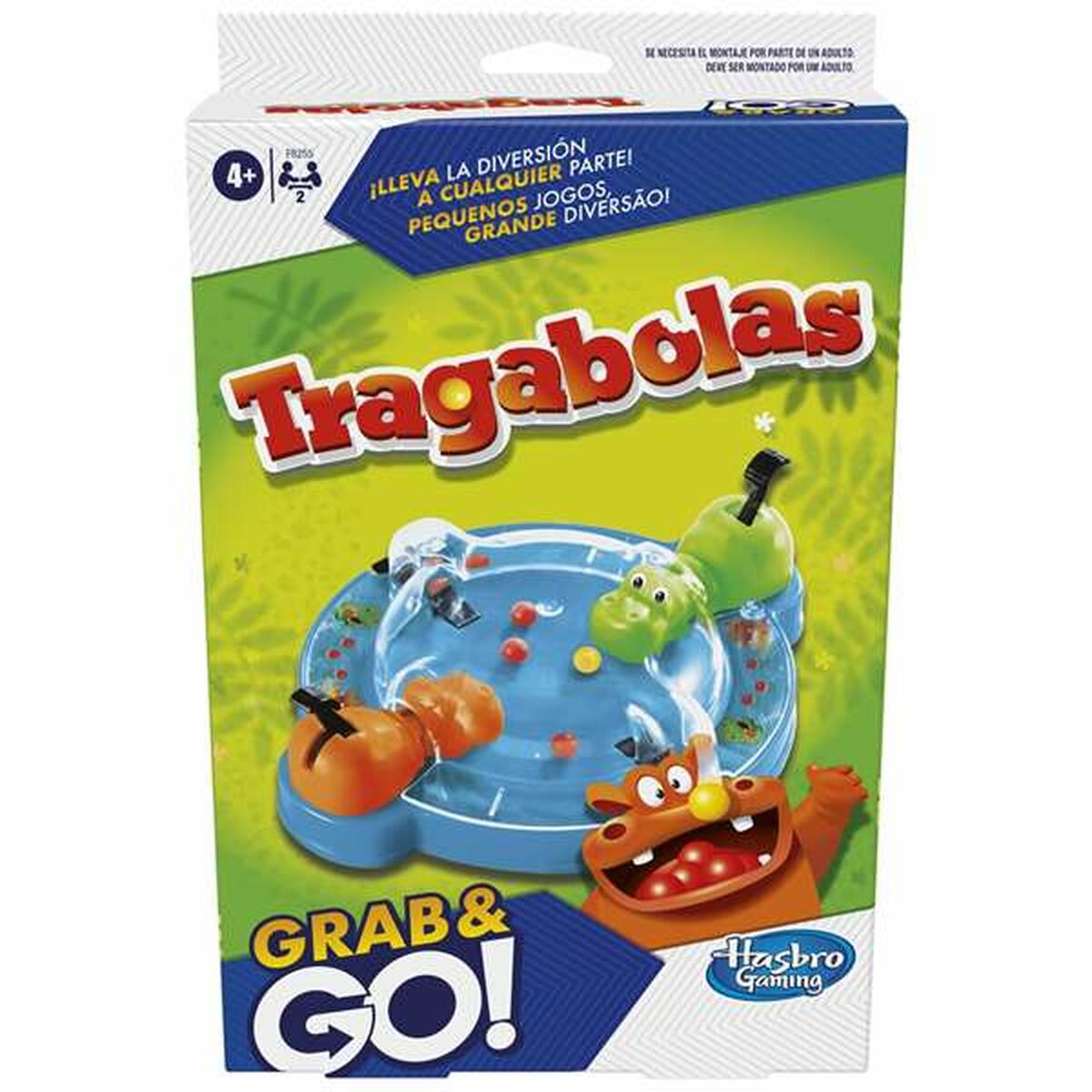 Sällskapsspel Hasbro Hippos Grab And Go - 2