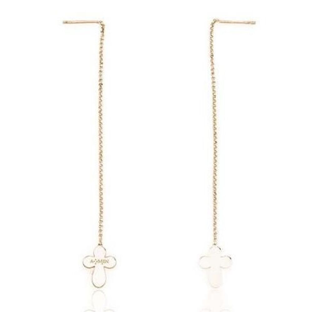 Dam örhängen Amen CROCE ROSE GOLD Sterlingsilver 925