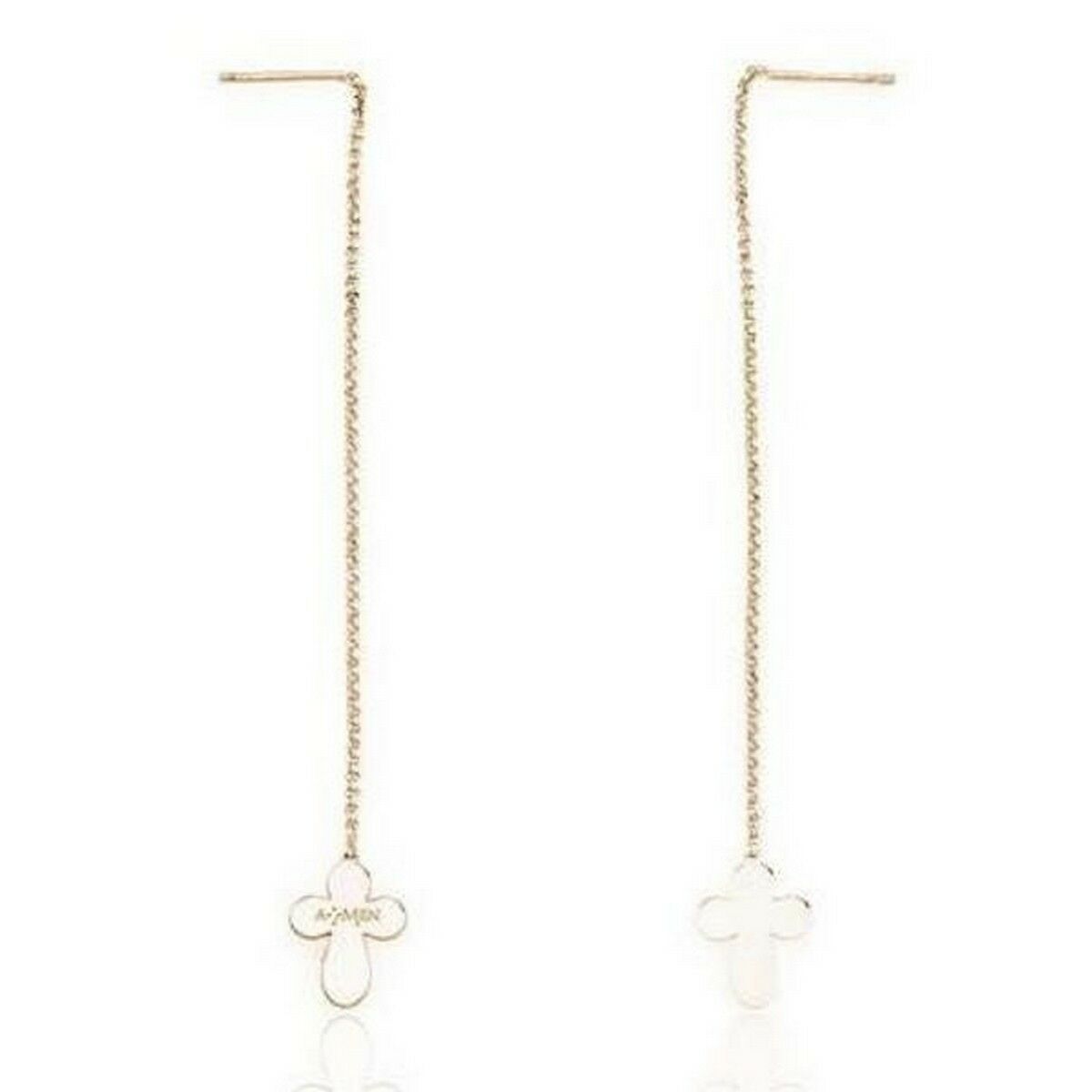 Dam örhängen Amen CROCE ROSE GOLD Sterlingsilver 925 - 3
