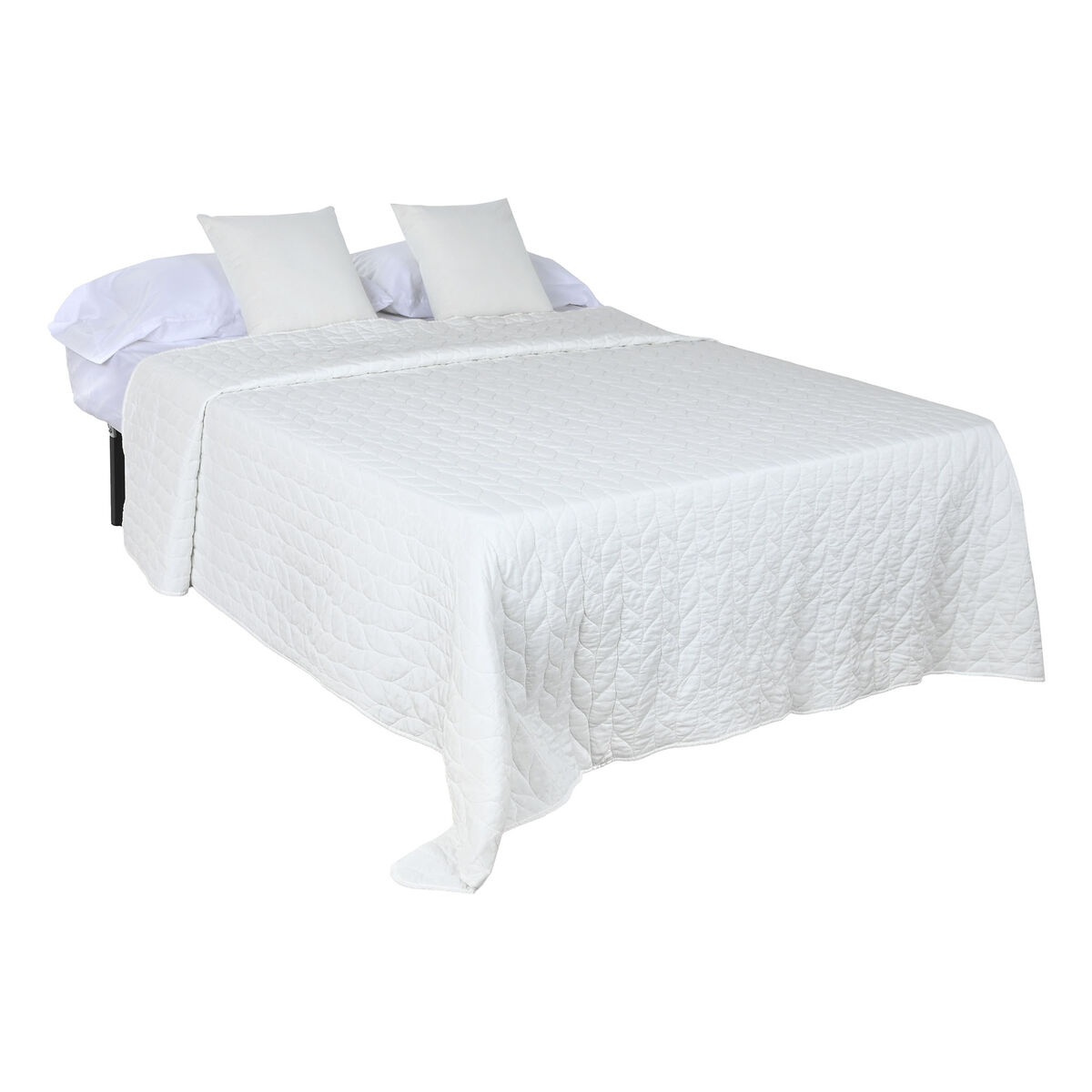 Sängöverdrag Home ESPRIT Vit 240 x 260 cm