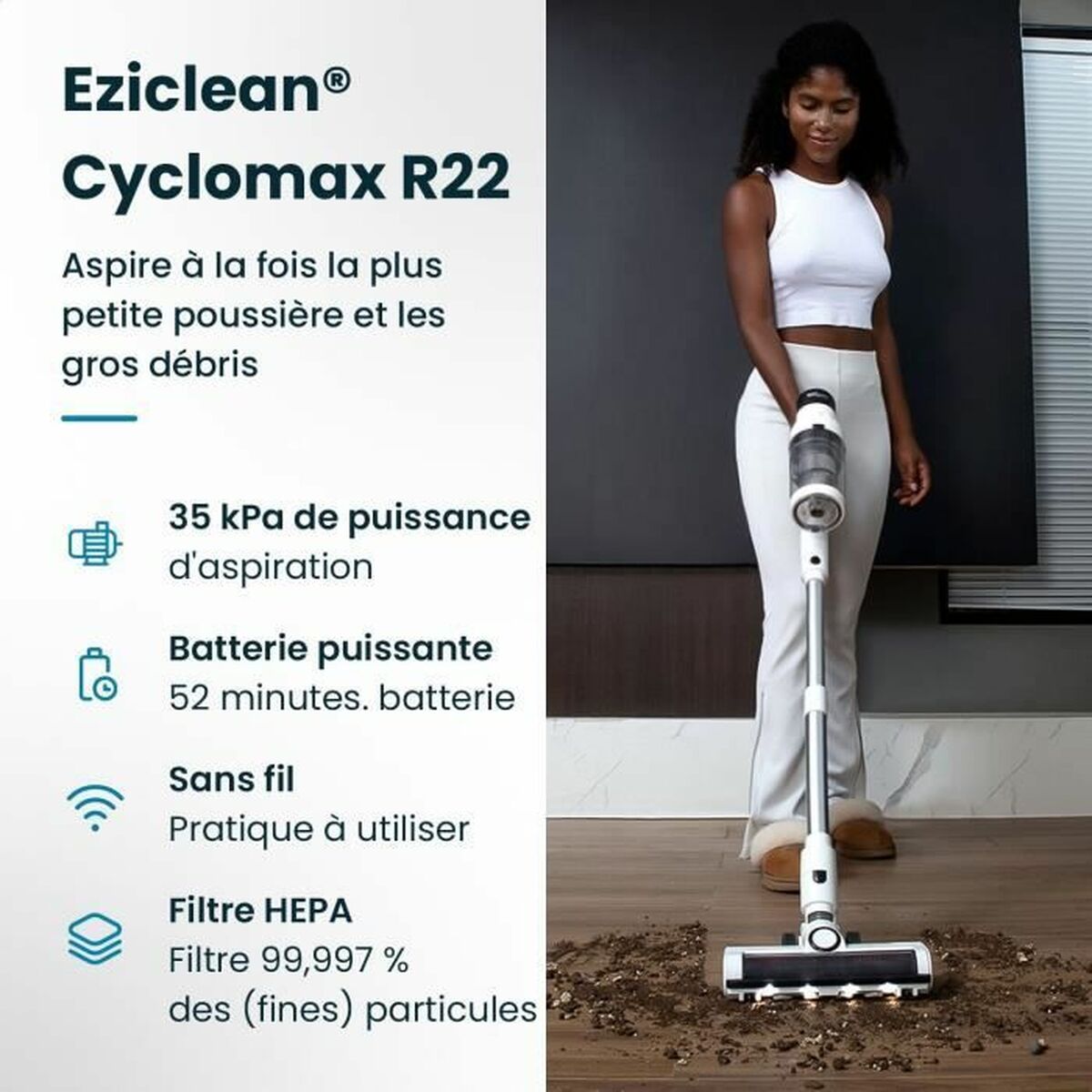Dammsugarborste EZIclean 500 W 150 W - 2