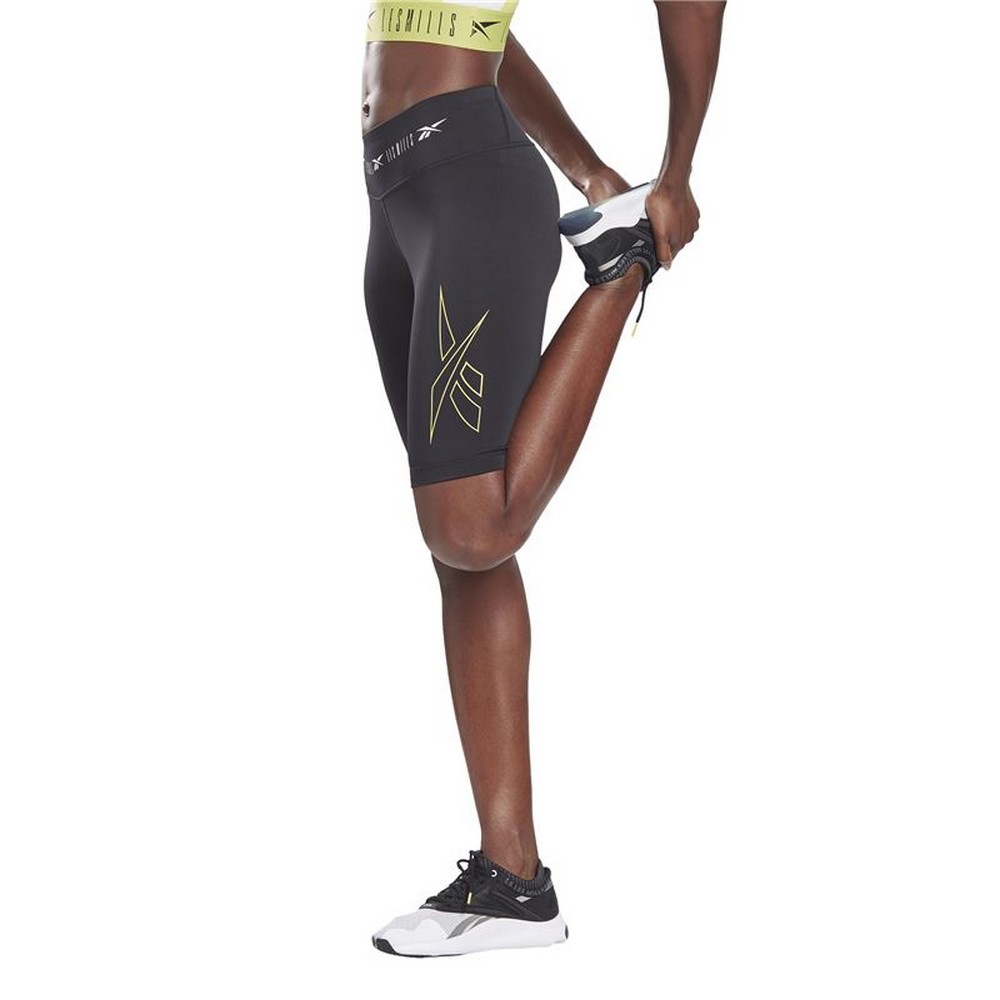 Sport-leggings, Dam Reebok  Les Mills Cykling Svart - 5